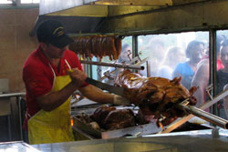 Pork maestro at Lechoneras Los Pinos